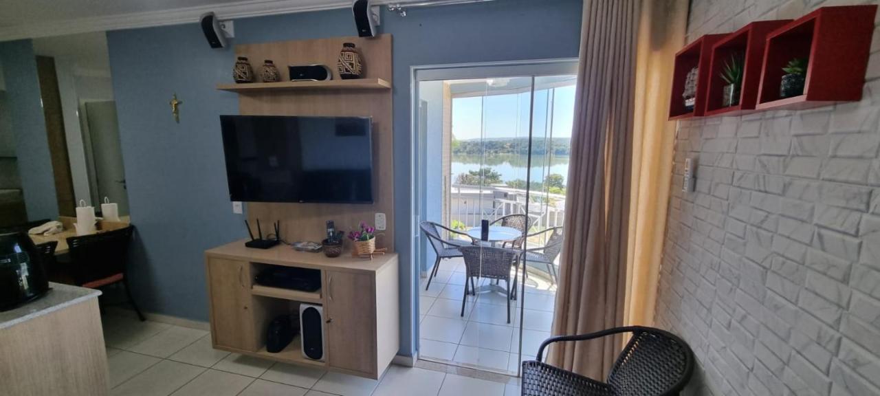 Enseada Nautico Apart Flat I Vista Para O Lago Corumba Калдас-Новас Екстер'єр фото